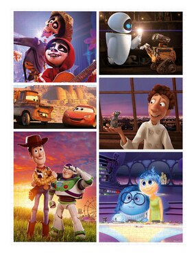 Rompecabezas Amistades improbables Pixar Novelty