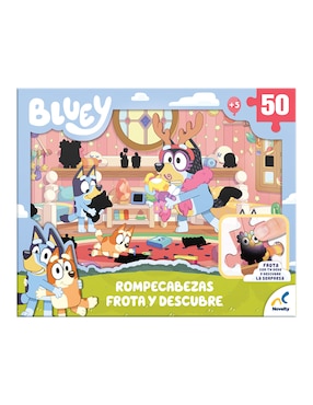 Rompecabezas infantil Frota y descubre Bluey Novelty 50 piezas
