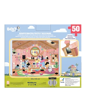 Rompecabezas infantil Frota y descubre Bluey Novelty 50 piezas