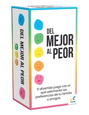Juego de cartas del mejor al peor Novelty Juegos de Mesa