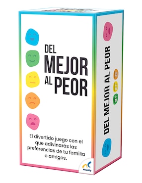 Juego de cartas del mejor al peor Novelty Juegos de Mesa