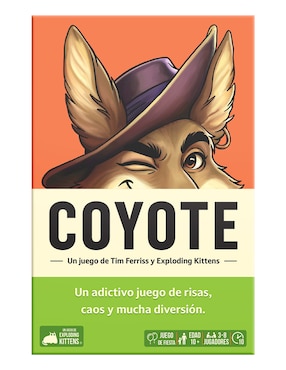 Juego de cartas Coyote Novelty Juegos de Mesa