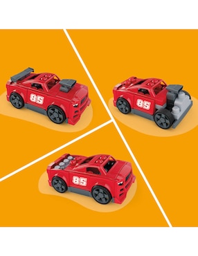 Juguete armable Mega Bloks Set de construcción Build & Go Race Car JKG35