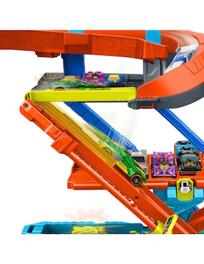 Pista armable Hot Wheels Garage de Acrobacias