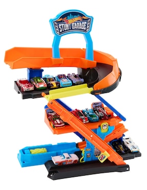 Pista armable Hot Wheels Garage de Acrobacias