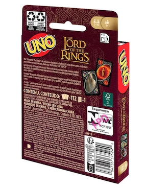 UNO El señor de los anillos Mattel