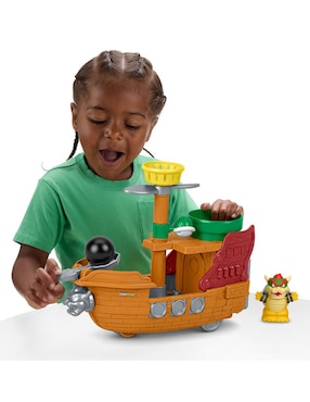 Set figuras de juguete Bowser Little People