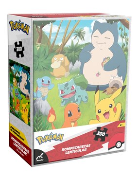 Rompecabezas lenticular novelty pokémon 300 piezas