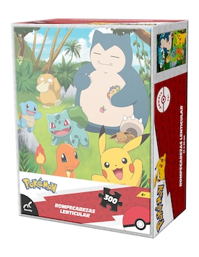 Rompecabezas lenticular novelty pokémon 300 piezas