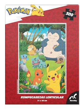 Rompecabezas lenticular novelty pokémon 300 piezas
