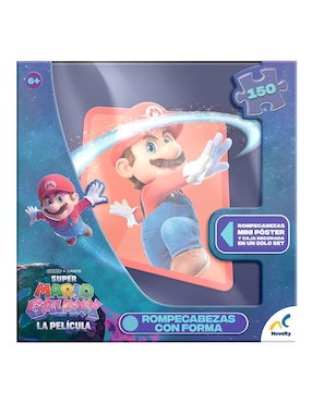 Rompecabezas infantil mario bros alcancía novelty 150 piezas