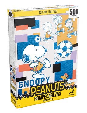 Rompecabezas peanuts fútbol edición limitada novelty 500 piezas