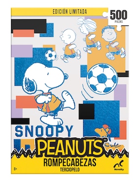 Rompecabezas peanuts fútbol edición limitada novelty 500 piezas