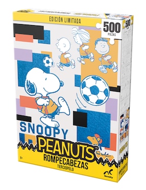 Rompecabezas peanuts fútbol edición limitada novelty 500 piezas