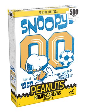 Rompecabezas peanuts fútbol edición limitada novelty 500 piezas