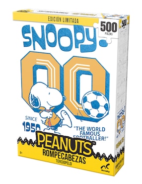 Rompecabezas peanuts fútbol edición limitada novelty 500 piezas