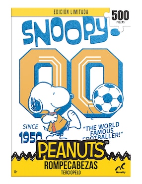 Rompecabezas peanuts fútbol edición limitada novelty 500 piezas