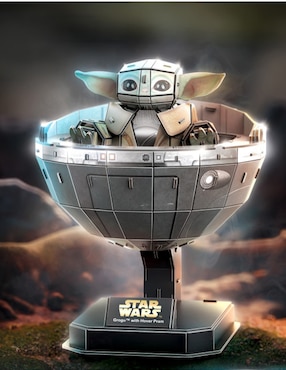 Rompecabezas 4d star wars grogu spinmaster 138 piezas