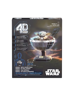 Rompecabezas 4d star wars grogu spinmaster 138 piezas