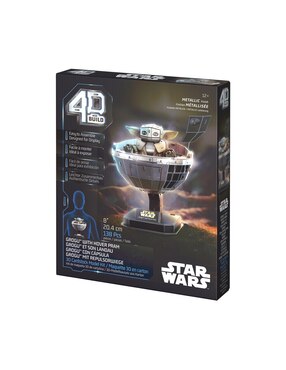 Rompecabezas 4d star wars grogu spinmaster 138 piezas