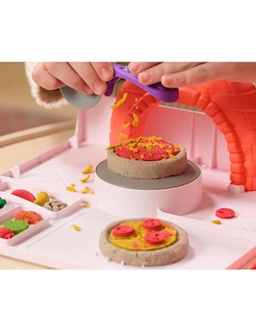 Set de juego aplasta la Pizza Kinetic Sand