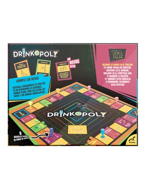 Juego de mesa Drinkopoly Novelty