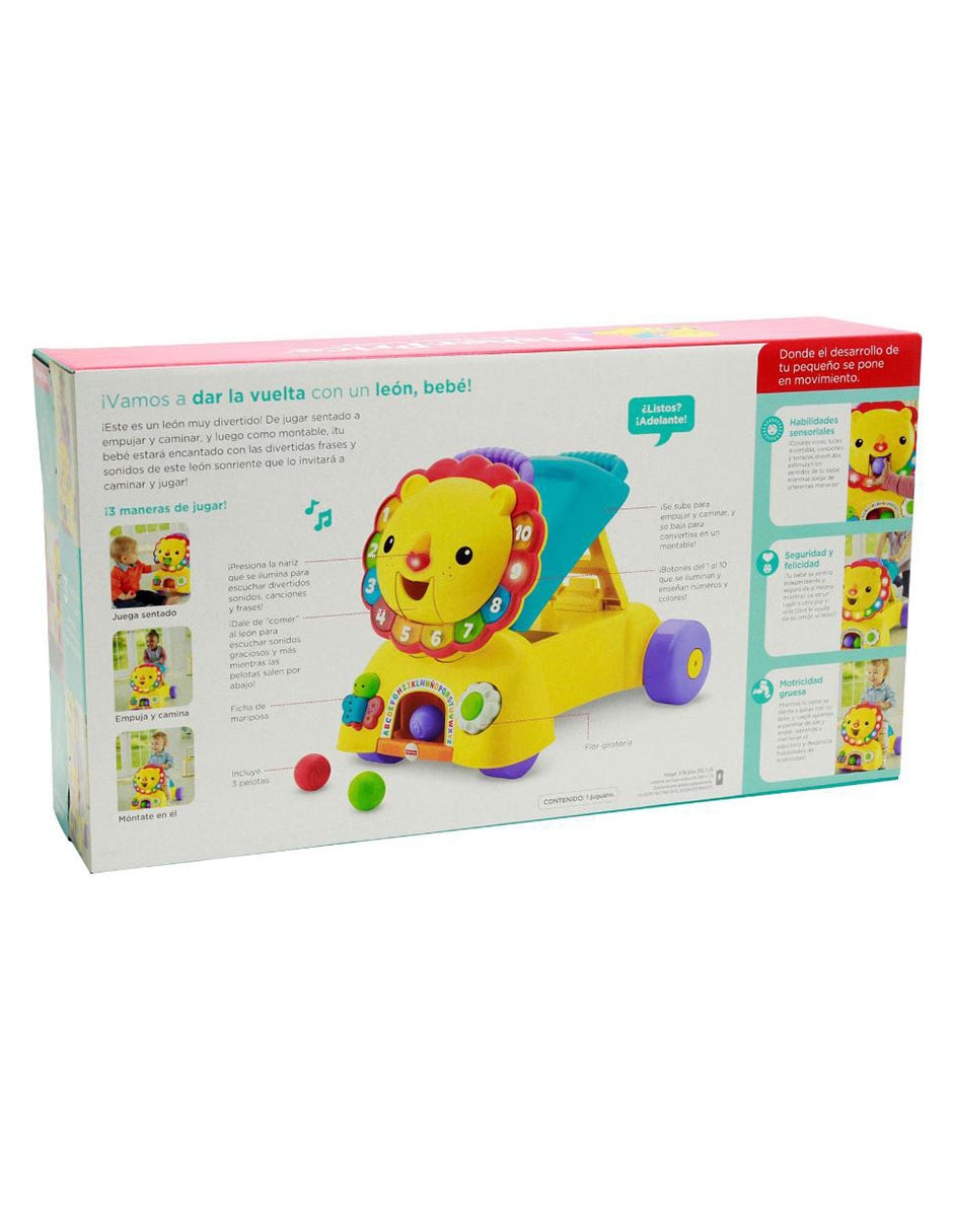 León camina conmigo juego interactivo para bebé unisex