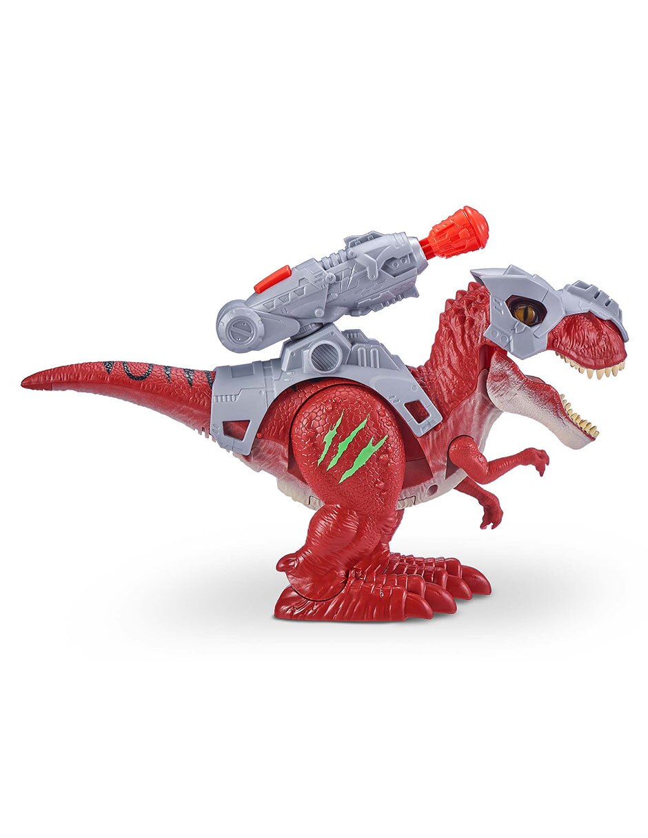 Figura de acción Dino Wars! T-Rex Zuru con luz y sonido