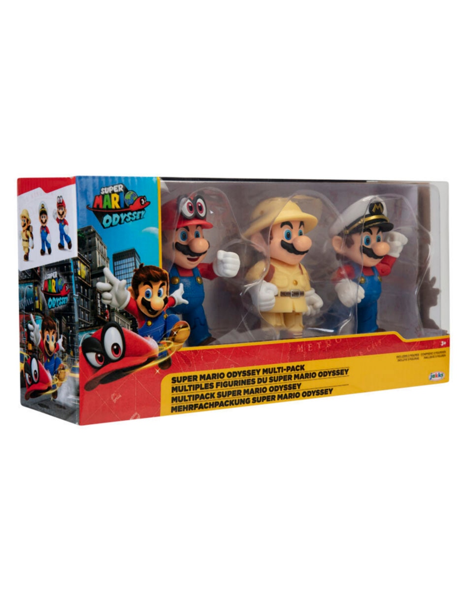 Set figuras Super Mario Odyssey Mario Bros collectors 2