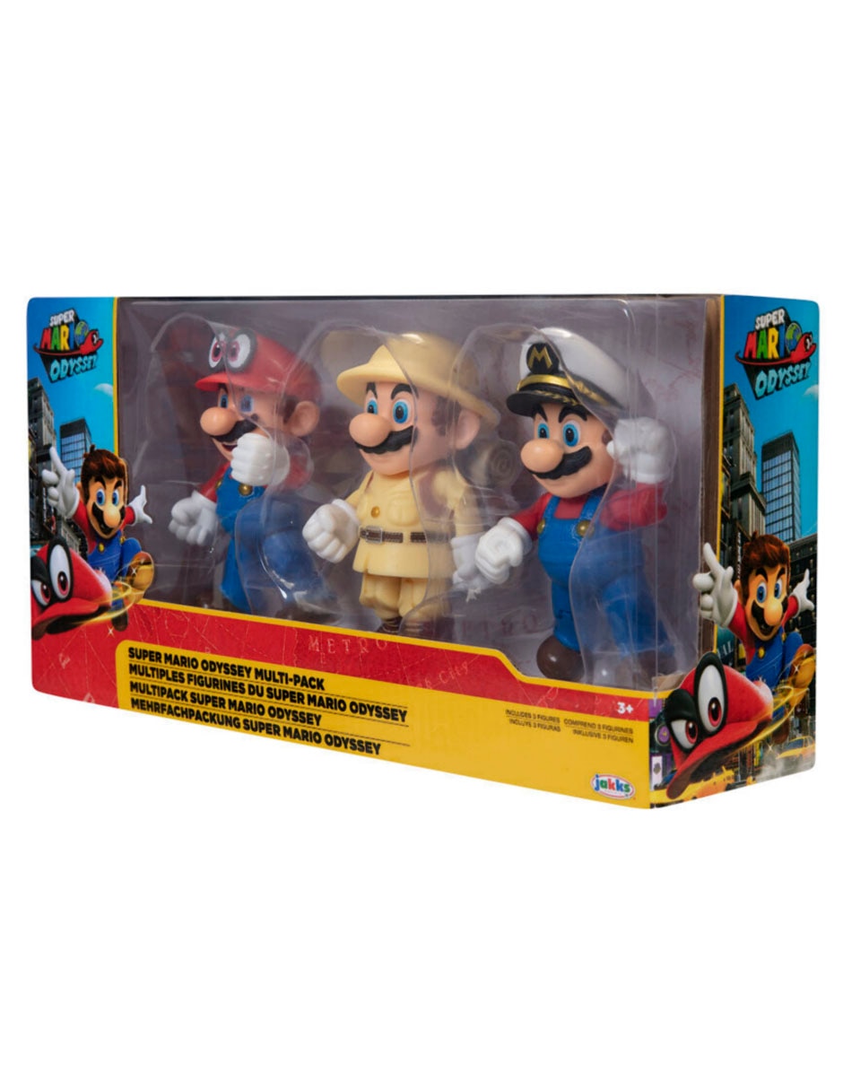 Set figuras Super Mario Odyssey Mario Bros collectors 4