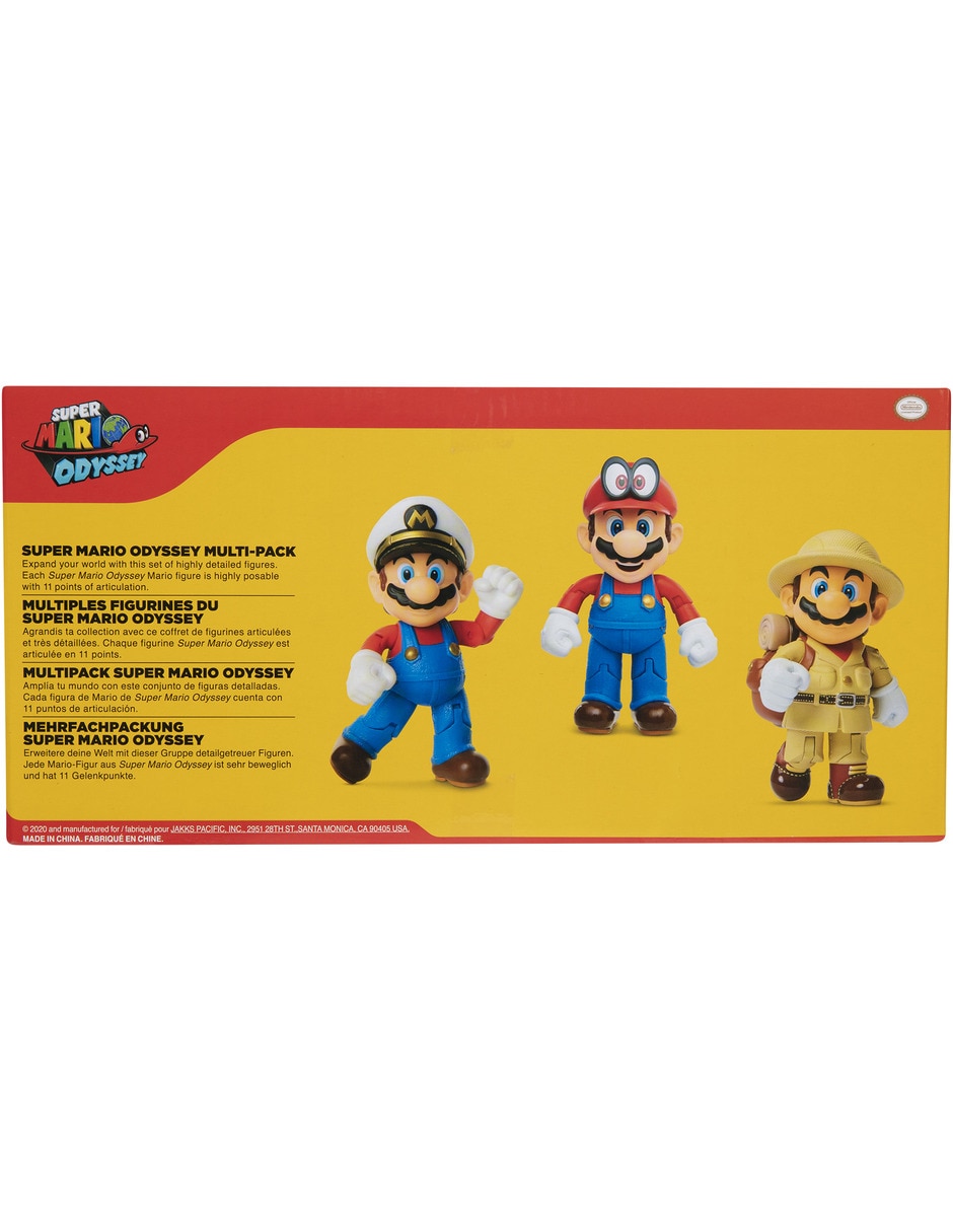 Set figuras Super Mario Odyssey Mario Bros collectors 5