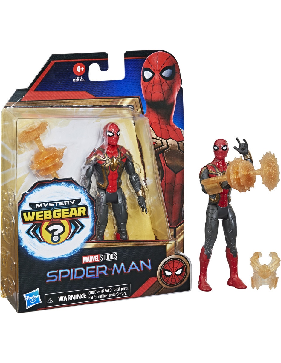 Figura de acción Spider-Man Mystery Web Gear Marvel articulado |  