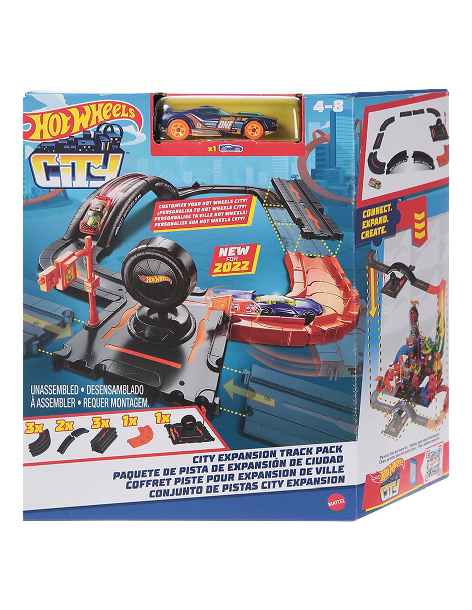 Pista Hot Wheels City Expansión de Ciudad