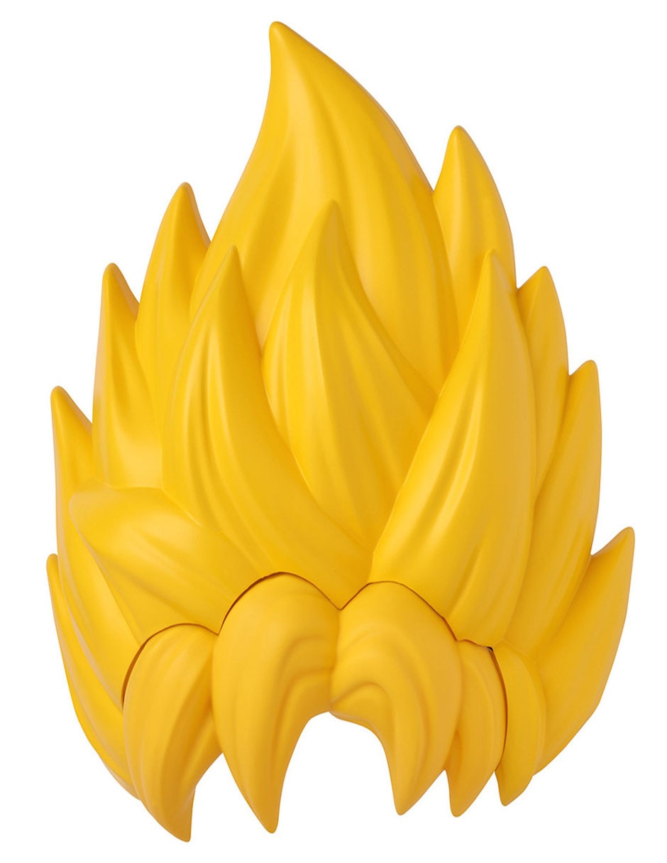Peluca plástica para disfraz de Super Saiyan Goku Dragon Ball Super
