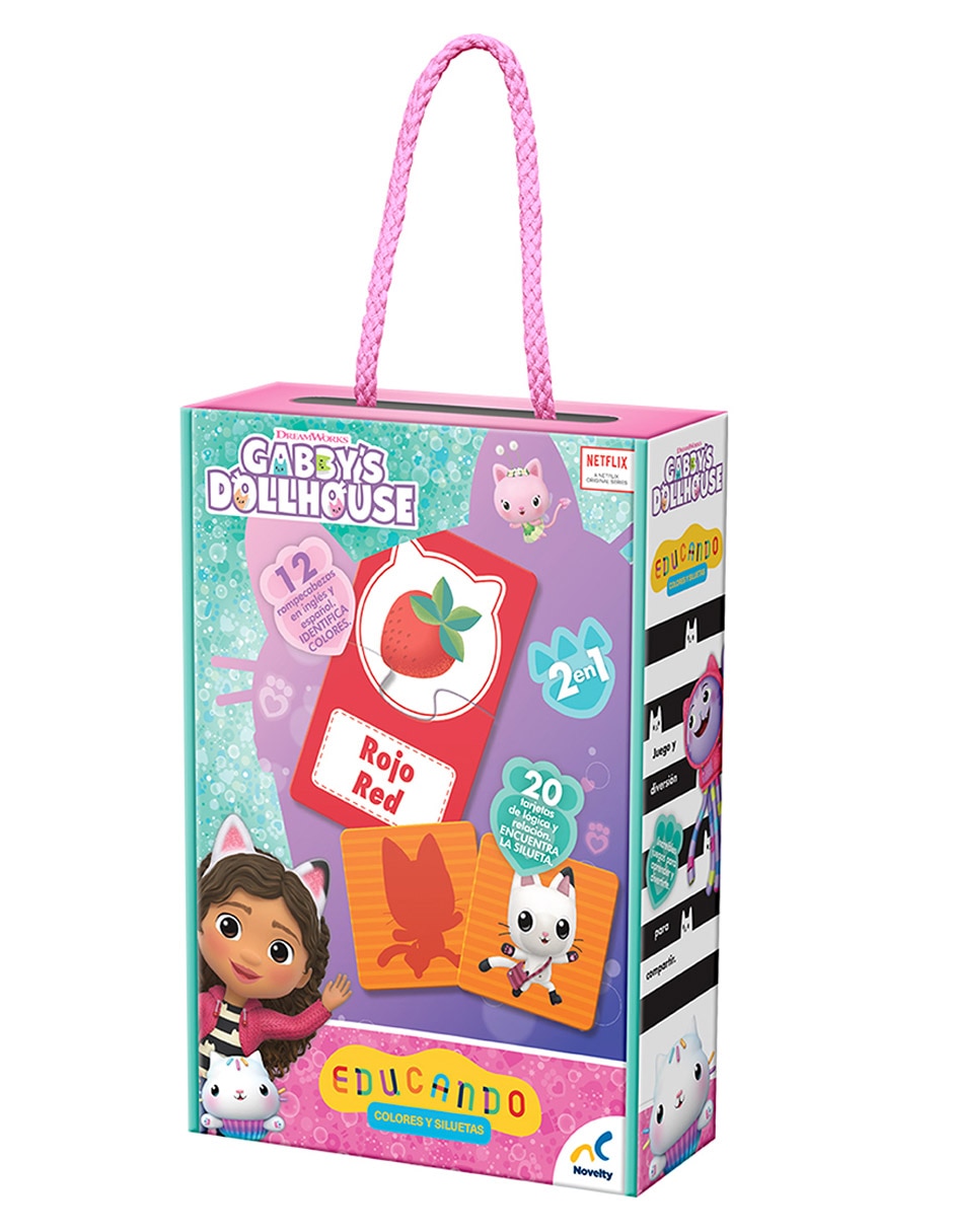 Juegos educativos 2 en 1 Gabby's Dollhouse Dream Works 3