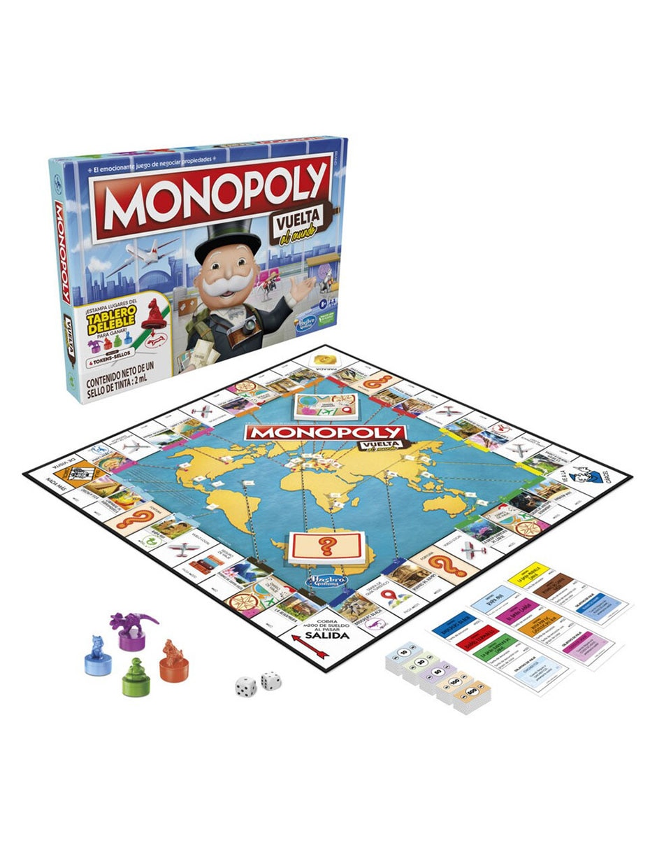 Juego Monopoly Clásico Para Niños Y Adultos / Edicion Grande