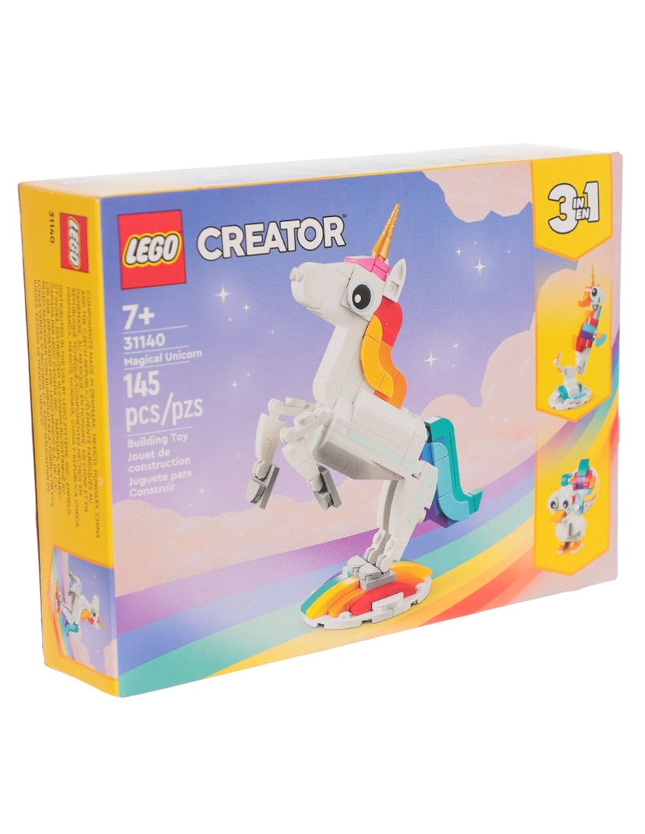 Figura armable 3 en 1 Creator Unicorno Mágico con 145 piezas 2