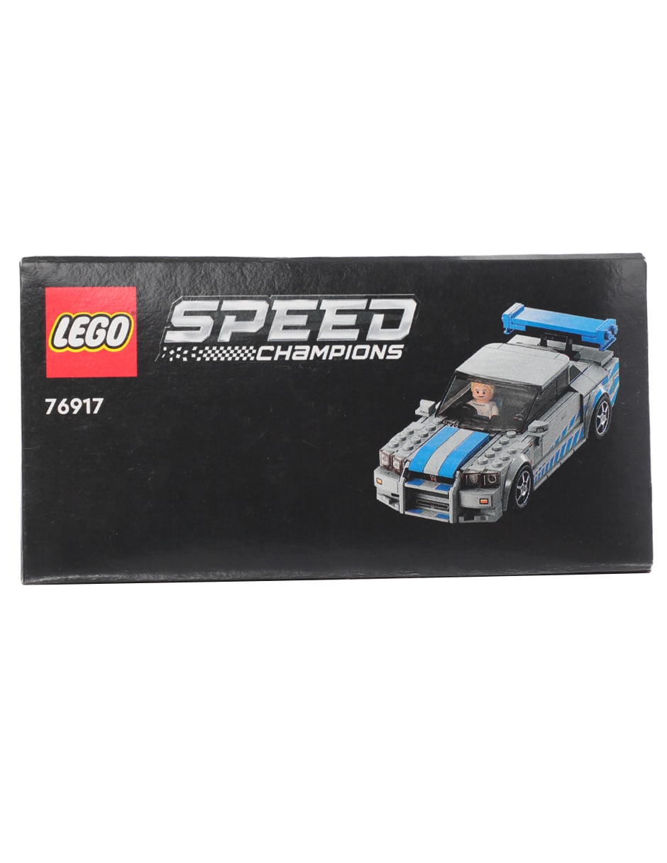 Figura armable Speed Champions Nissan Skyline GT-R (R34) de Fast & Furious con 319 piezas 3