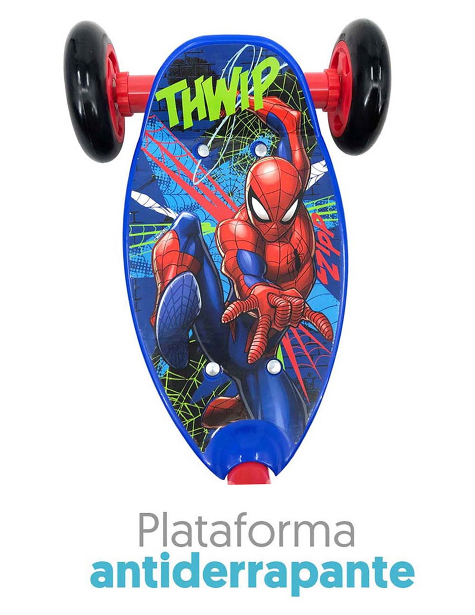 Tri-scoter manual Spider-Man para niño 2