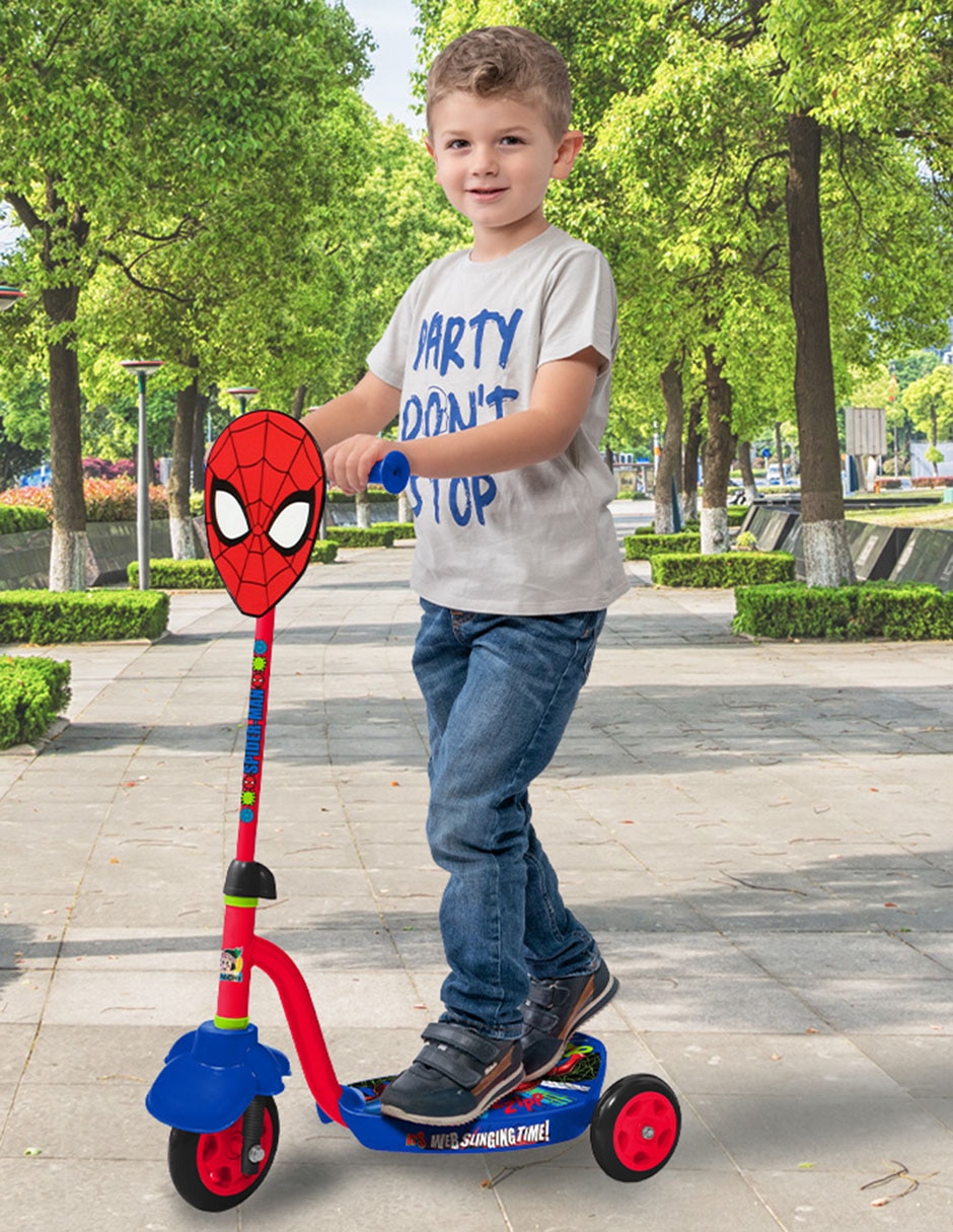 Tri-scoter manual Spider-Man para niño 3