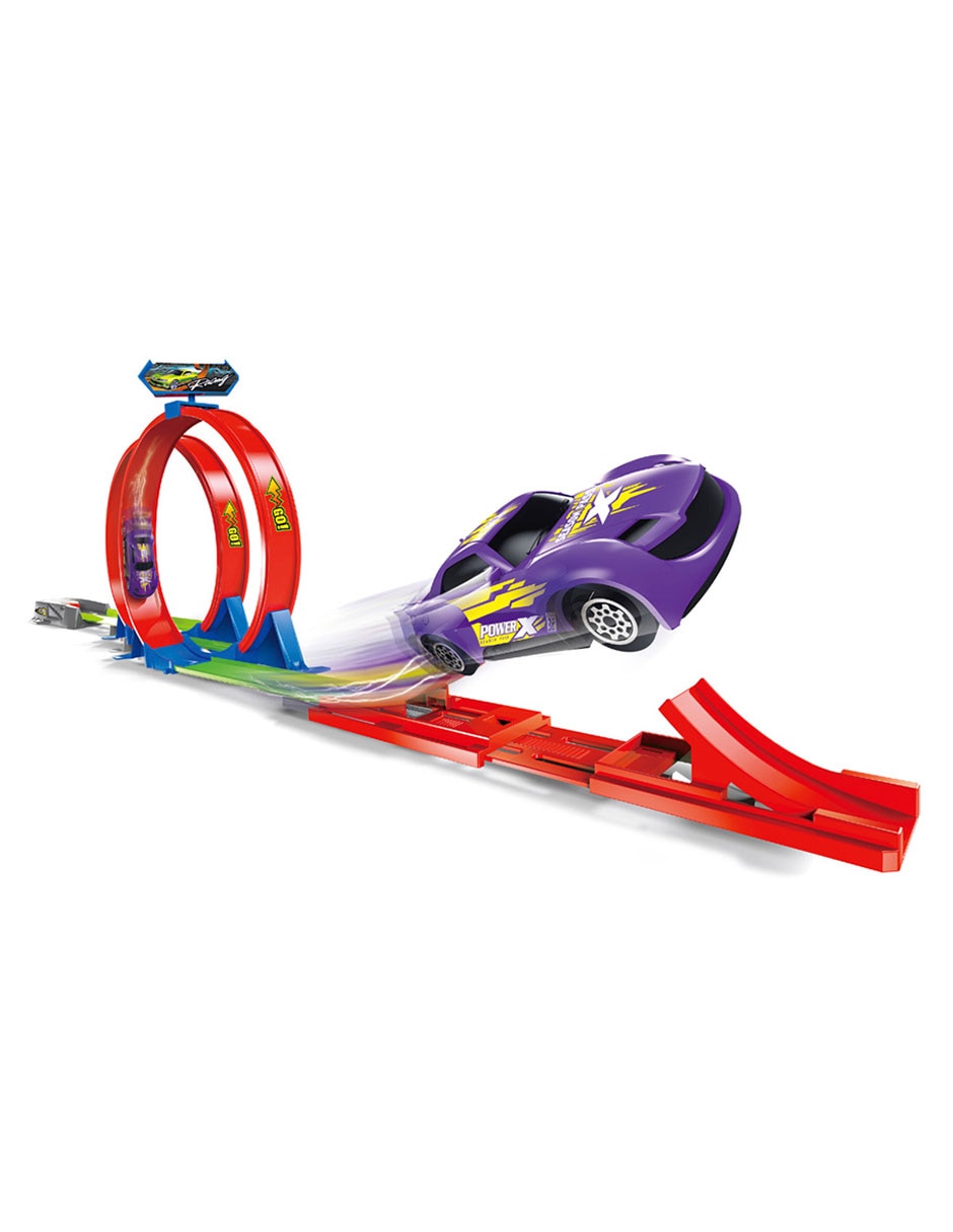 Pista armable Saltos y Giros 360° 3