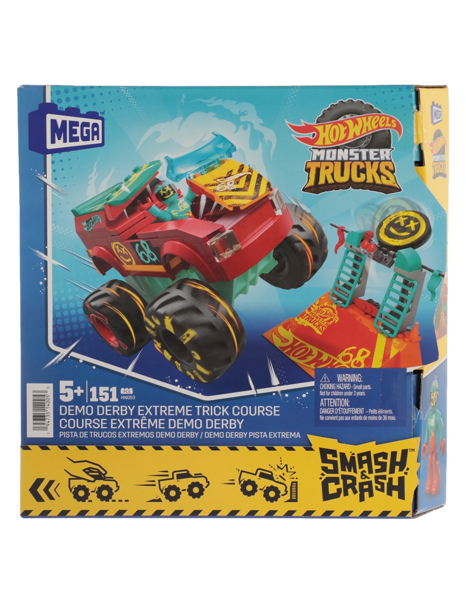 Mega construx Hot Wheels Monster Trucks Pista Demo Derby