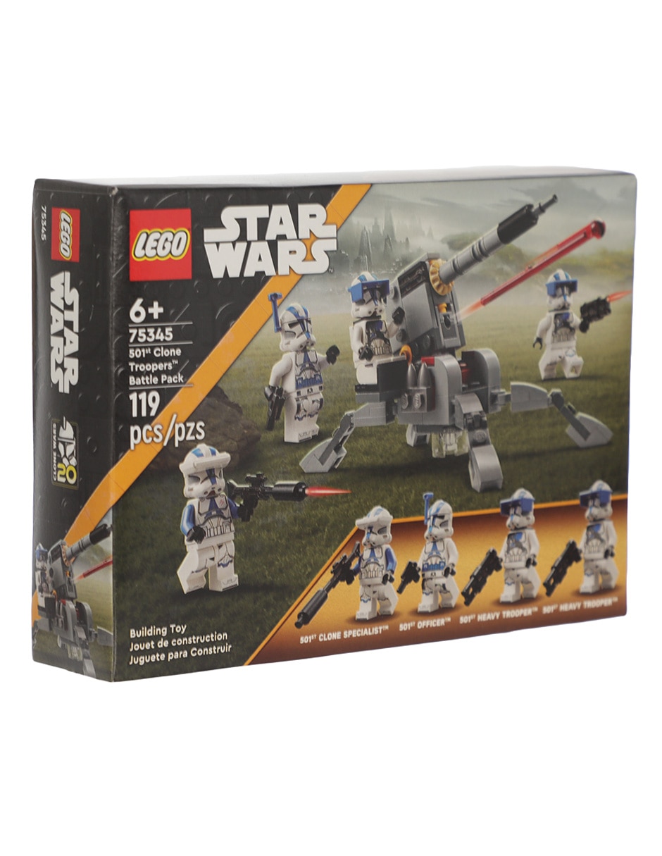 Star Wars The Clone Wars Pack de Combate: Soldados Clon de la 501 75345 2