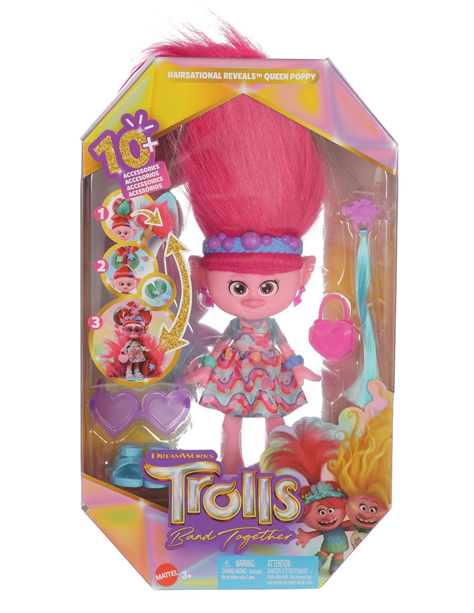 Poppy trolls muñeca hot sale