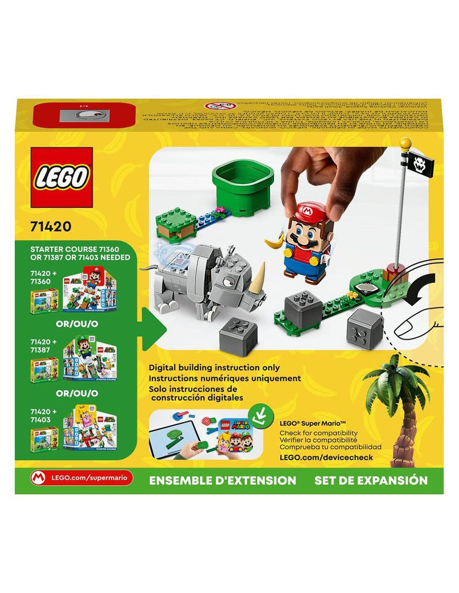 Super Mario Set de Expansión: Rambi, el rinoceronte 71420 4