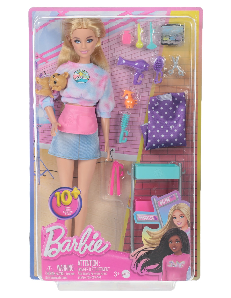 Set de juego Barbie Estilista Malibu Suburbia