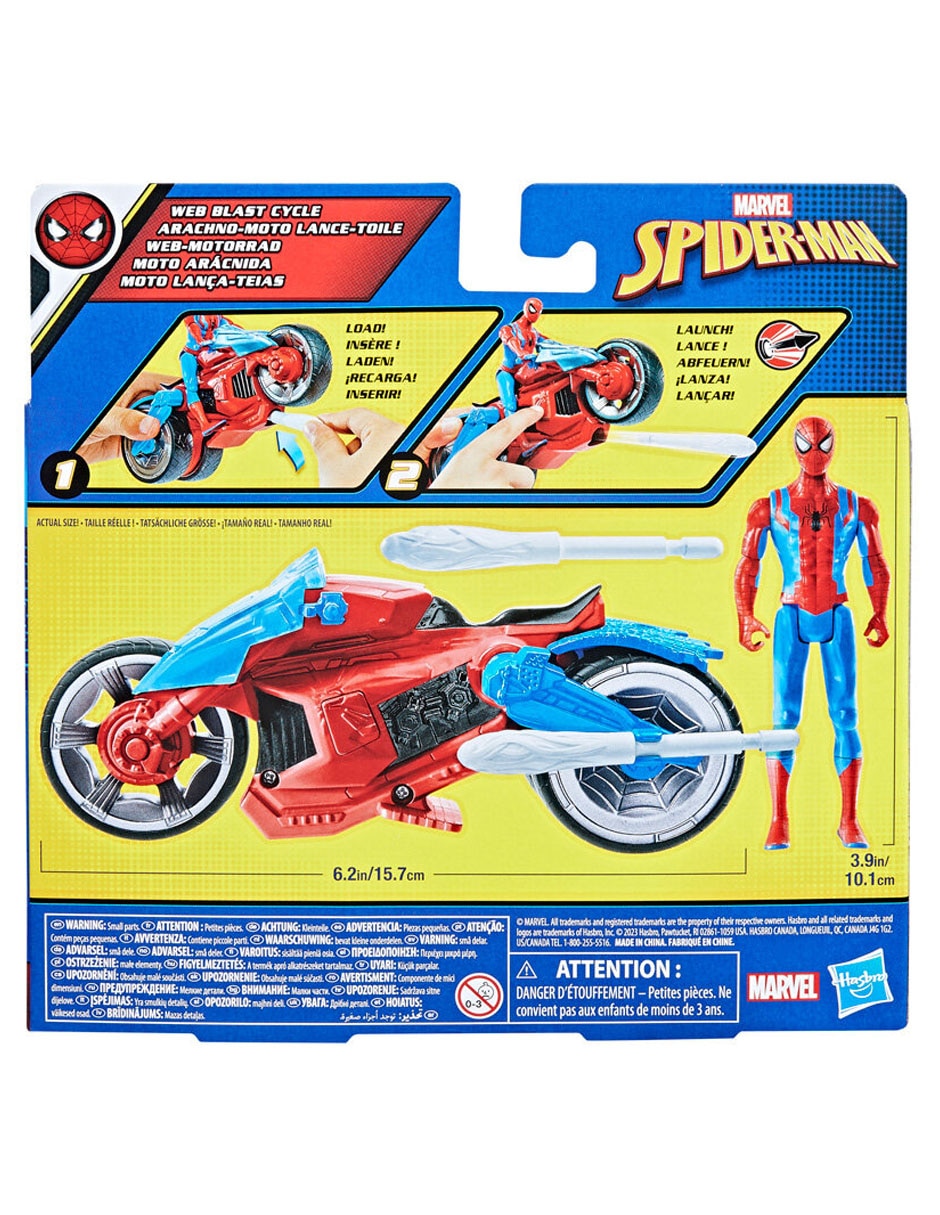 Motocicleta moto arácnida Spider-Man 3