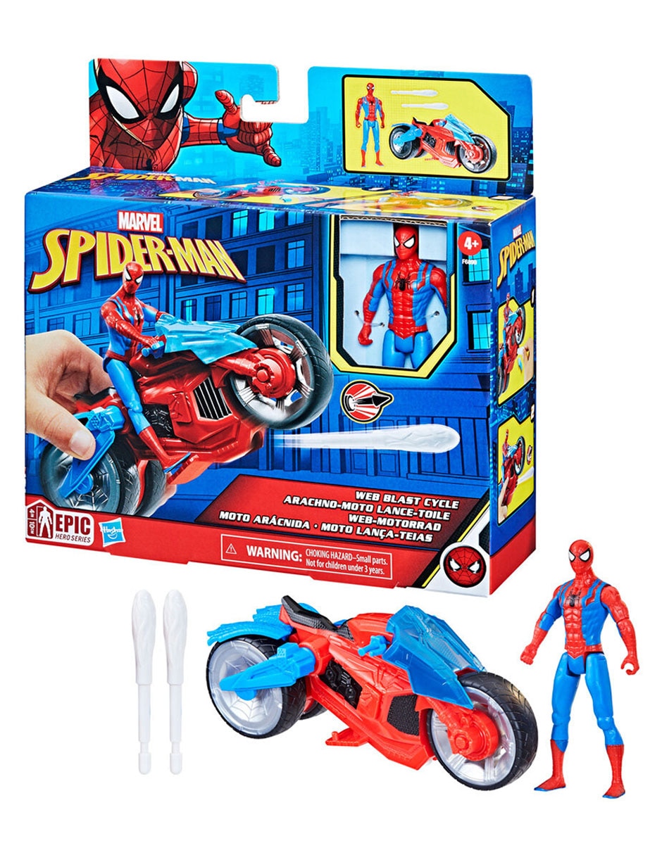 Motocicleta moto arácnida Spider-Man 4