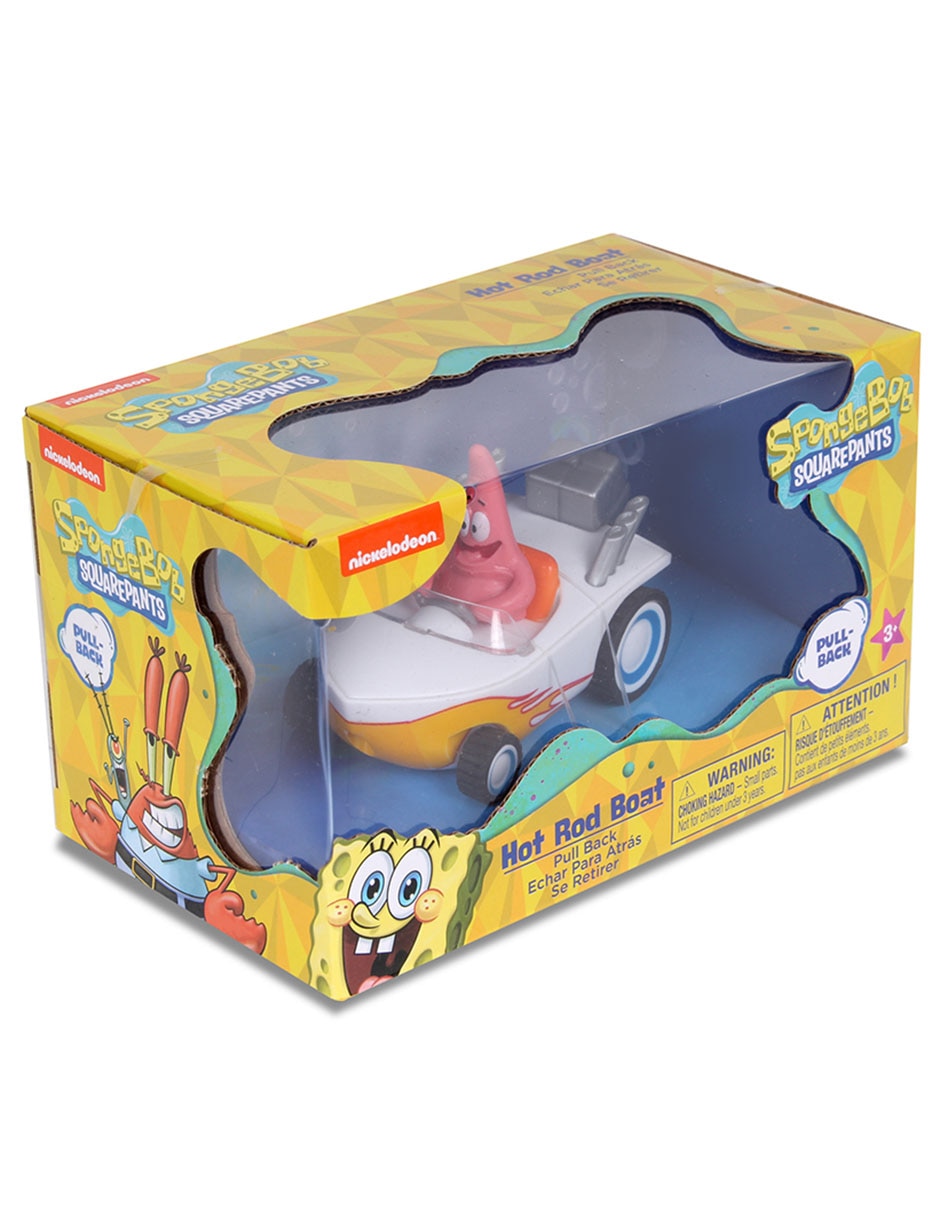Vehículo de fricción Nickelodeon Hot Road Boat Patricio Estrella 4