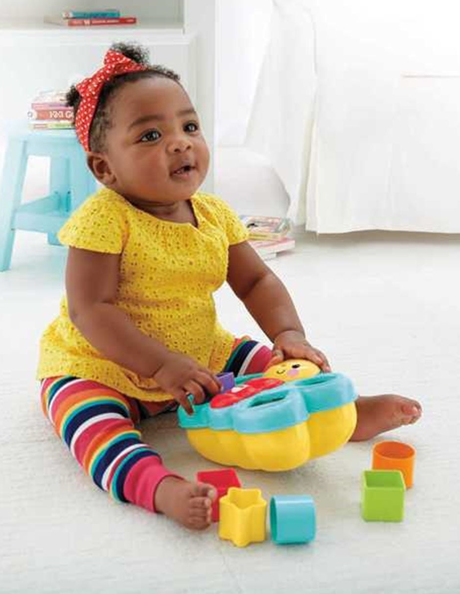 Fisher Price Juguete para Bebes Mariposa De Bloques Divertidos para bebes de 6 Meses en adelante